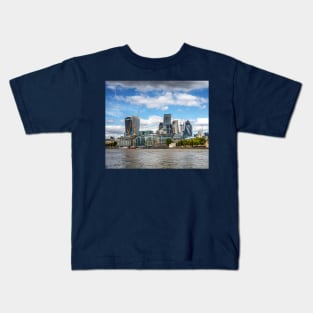 London City, Canary Wharf, London Financial District Kids T-Shirt
